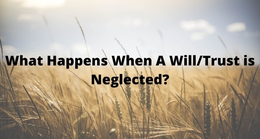 You are currently viewing What Happens When A Will/Trust is Neglected?