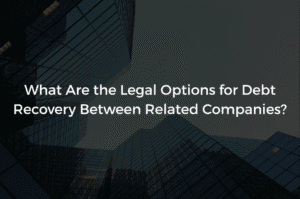 Read more about the article What Are the Legal Options for Debt Recovery Between Related Companies?